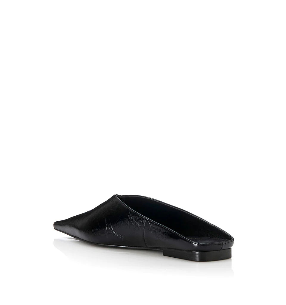 Olive Black Oily Flat