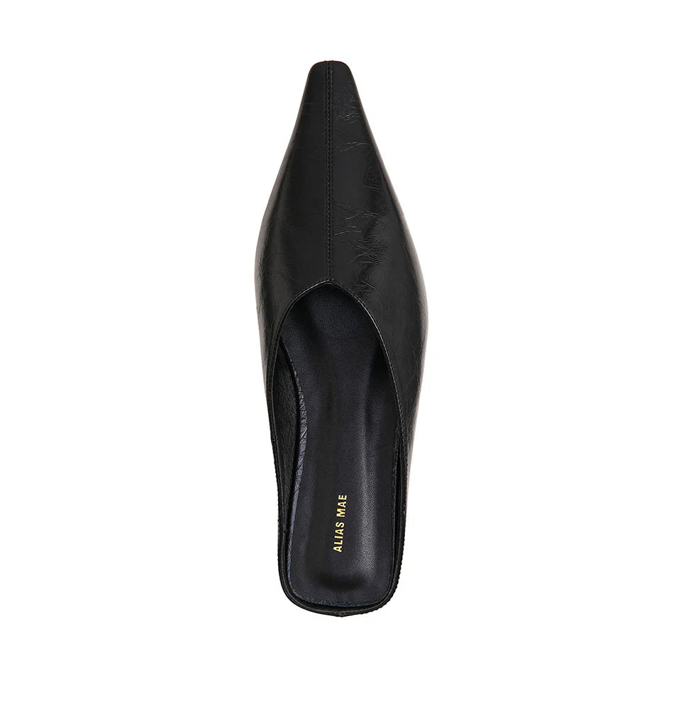 Olive Black Oily Flat