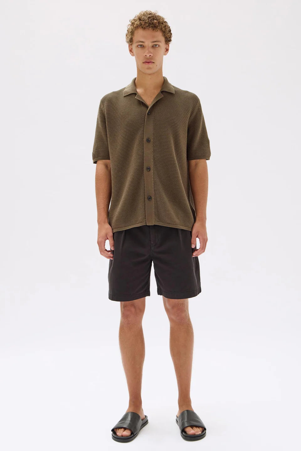 Peyton Knit Shirt Military