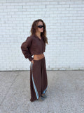 SŚAINT BARREL PANT - BROWN & BLUE