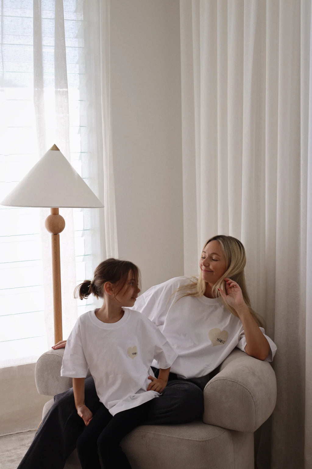 SŚAINT Kids Heart Tee Cream