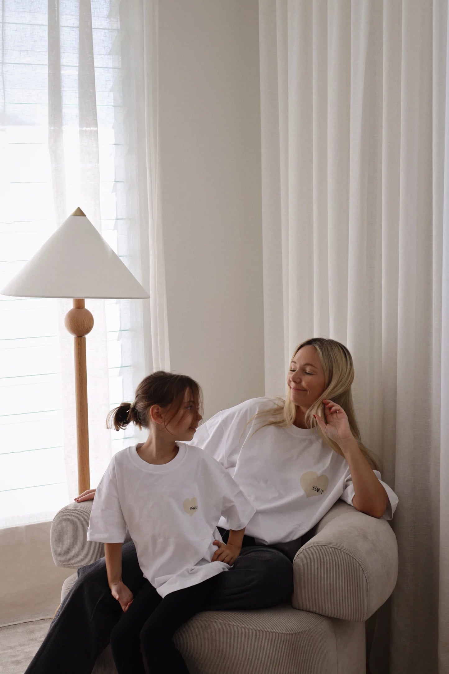 SŚAINT Kids Heart Tee Cream