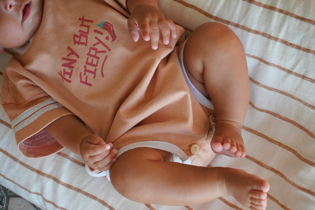 Tiny But Fiery Romper Shrimp