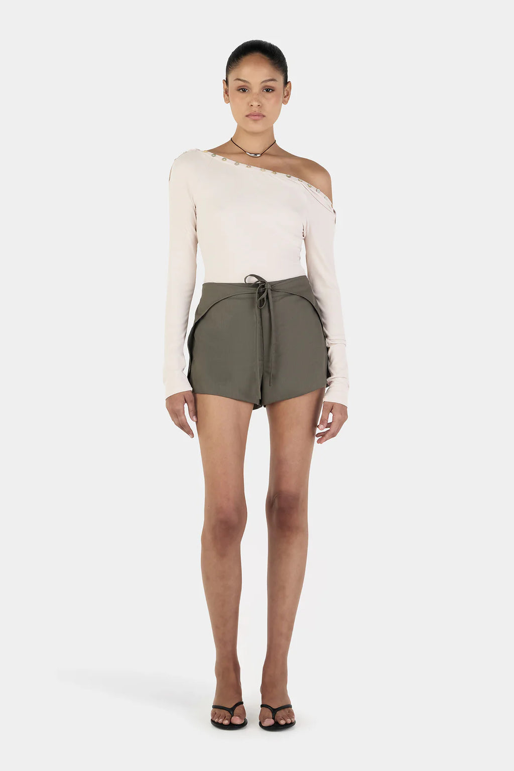Quinn Long Sleeve Top Cream