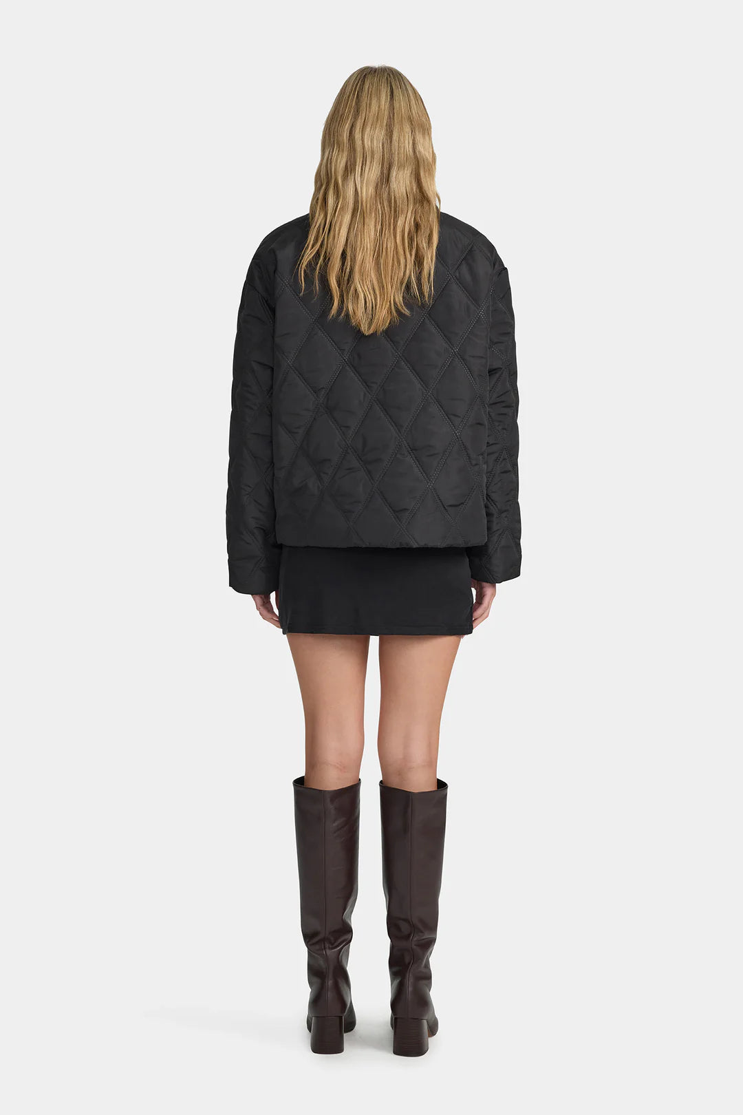 Quinton Quilted Jacket BLK