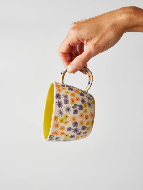 Ditsy Chartreuse Mug