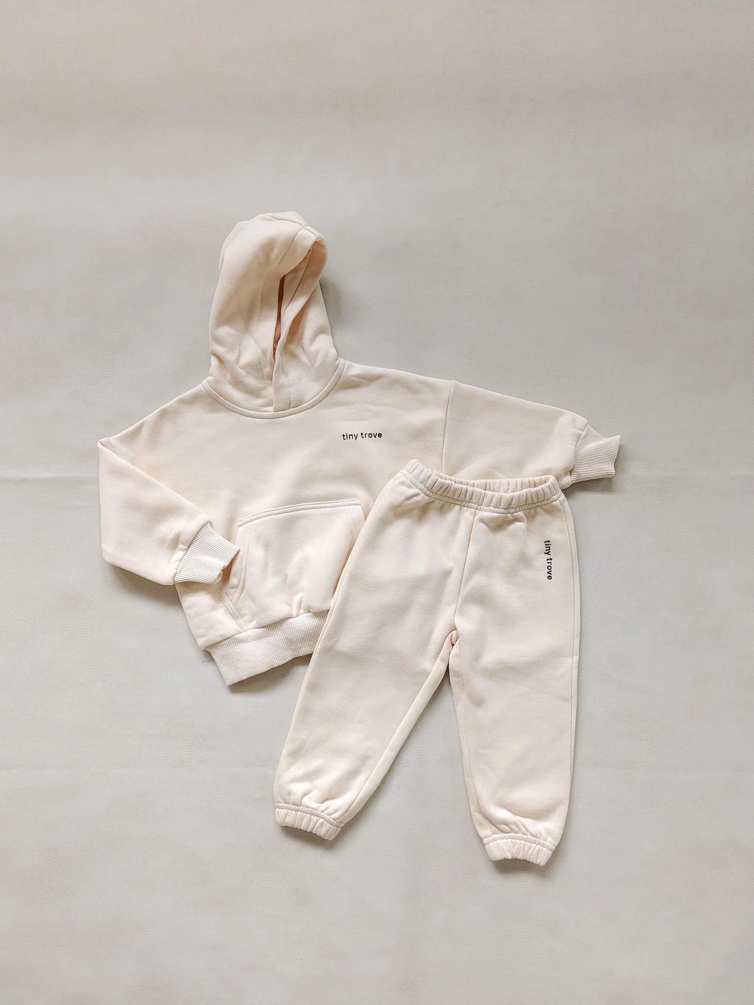 Quinn Hoodie Tracksuit Cream