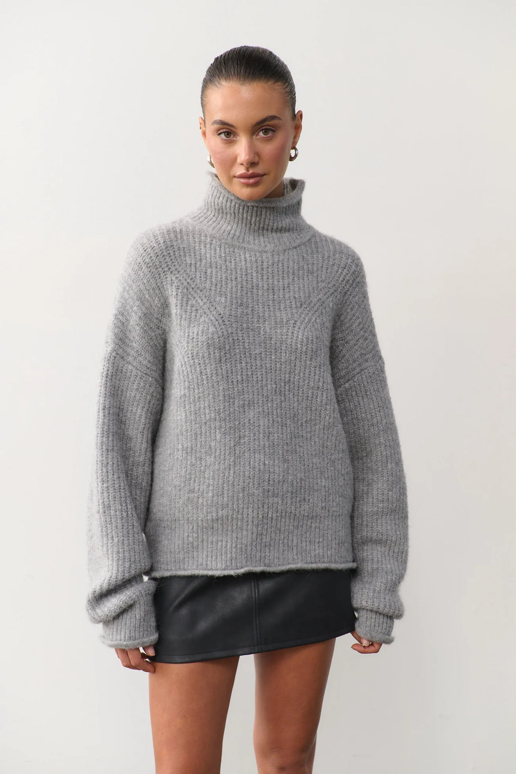 Florence Turtleneck Charcoal
