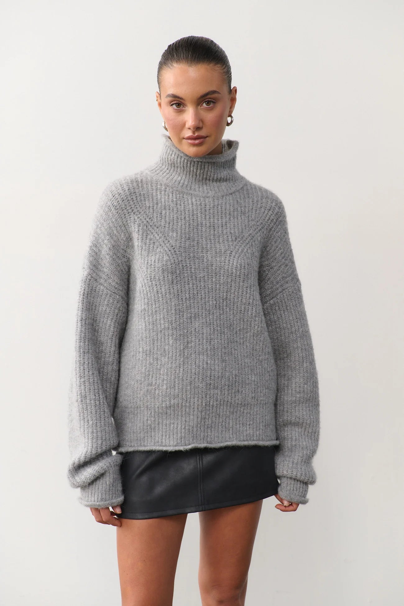 Florence Turtleneck Charcoal