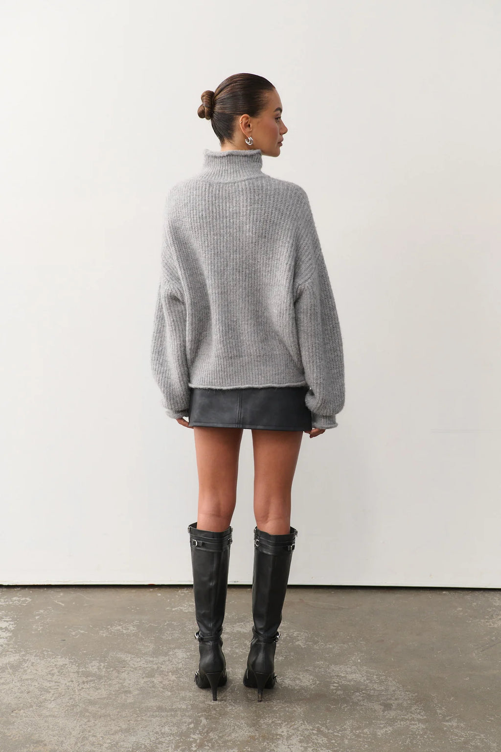 Florence Turtleneck Charcoal
