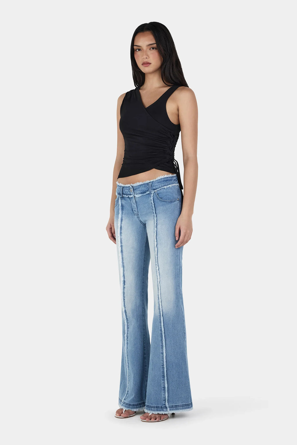 Rhonda ASYM Top Black