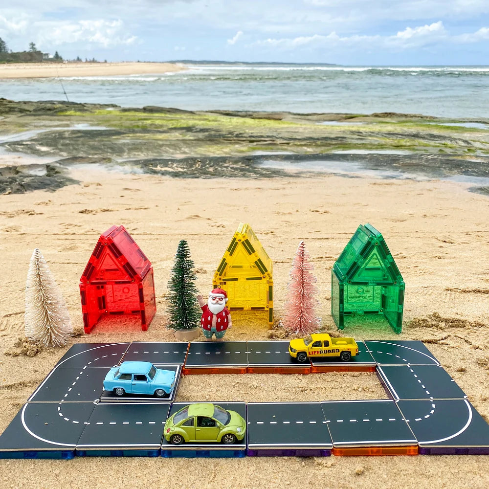 Magnetic Tile Topper Roads