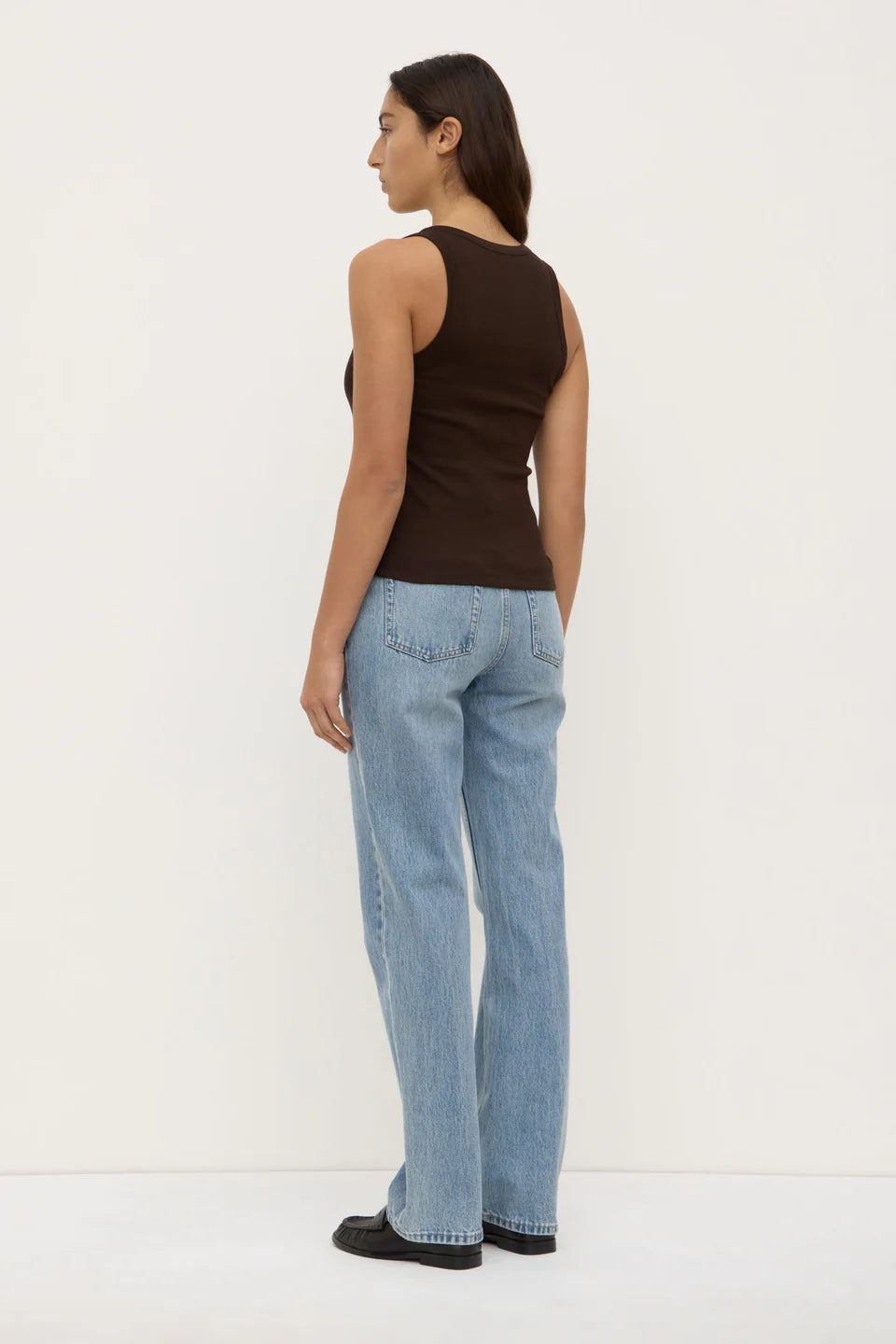 Robyn Scoop Neck Tank Ganache