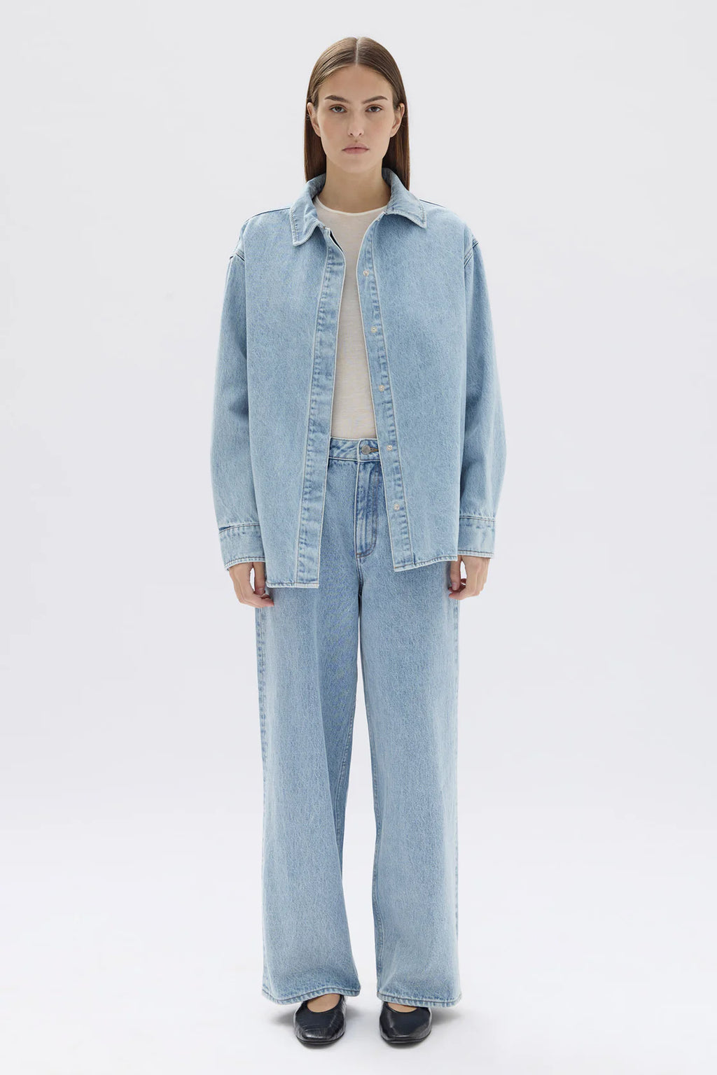 Rylee Denim Overshirt Light