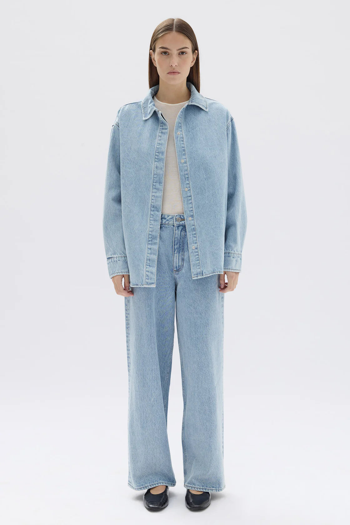 Rylee Denim Overshirt Light
