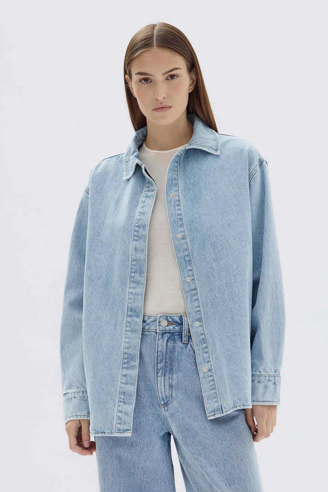 Rylee Denim Overshirt Light