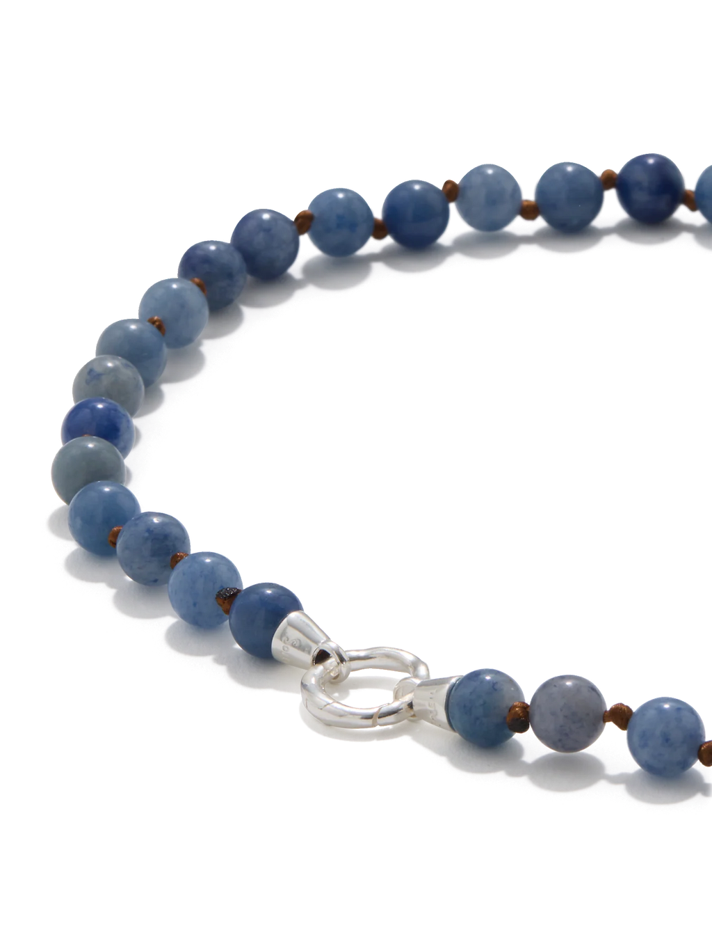 Eve Necklace Blue Aventurine Silver