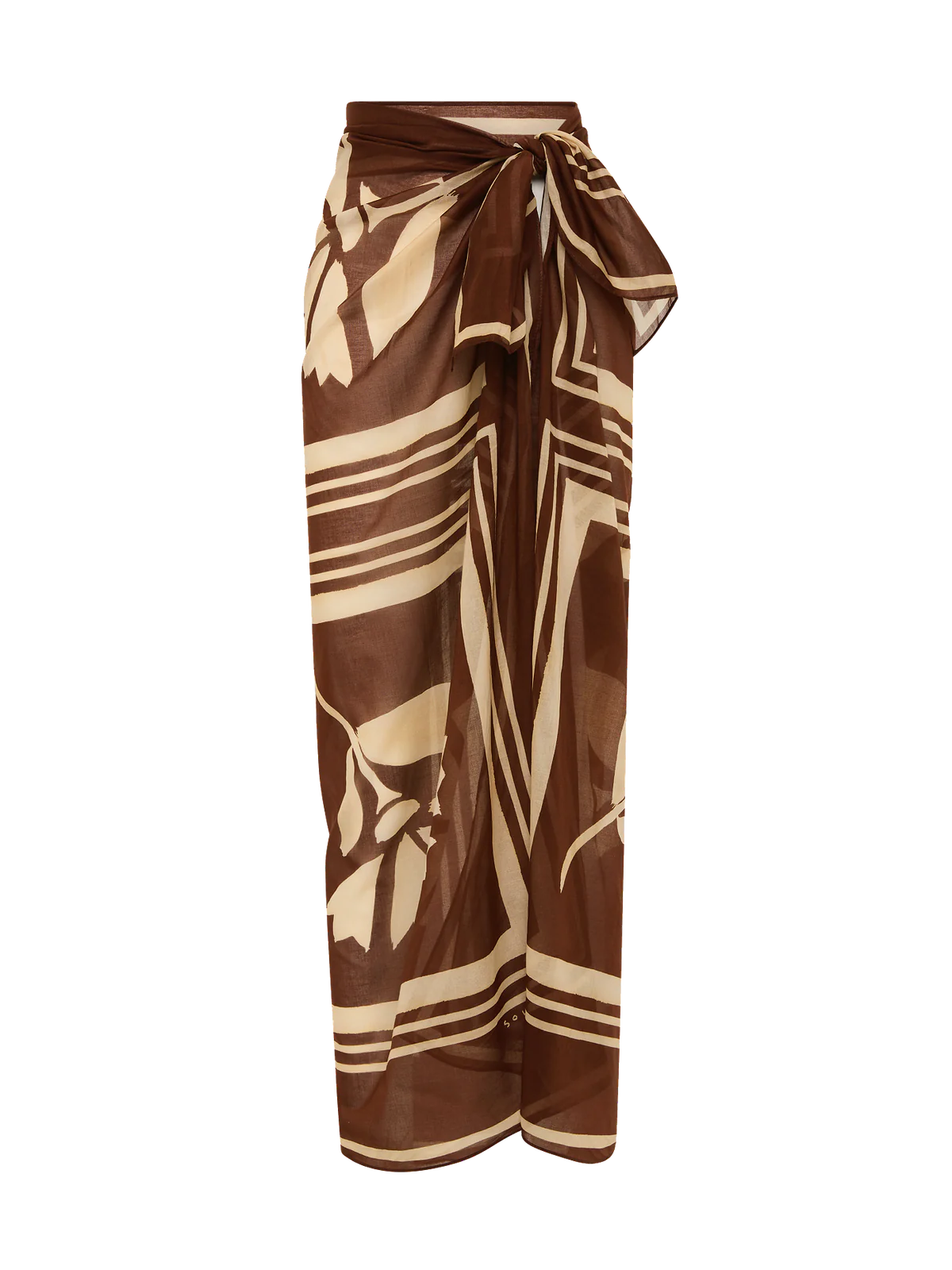 Square Pareo Clove Coconut