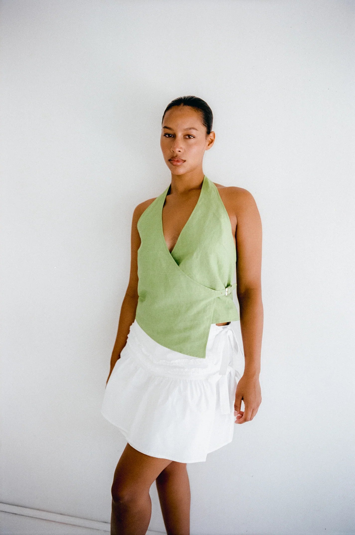 Annika Mini Skirt Blanc