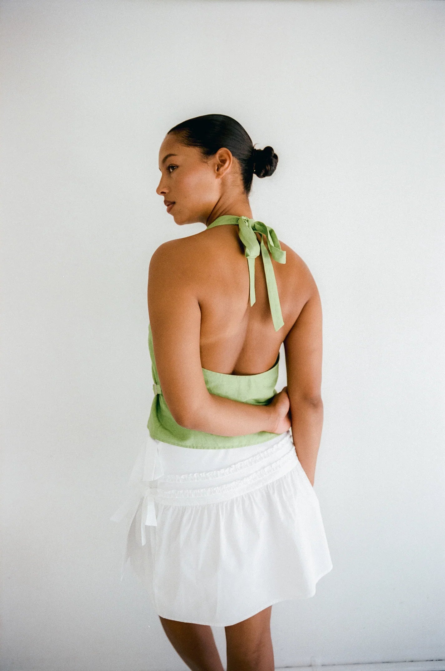 Annika Mini Skirt Blanc