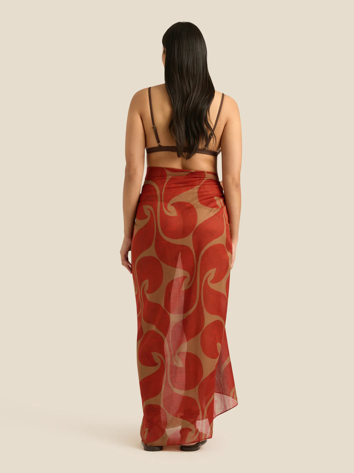 Square Pareo Wave Spice