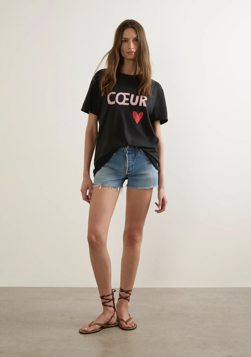Heart Classic Tee Black