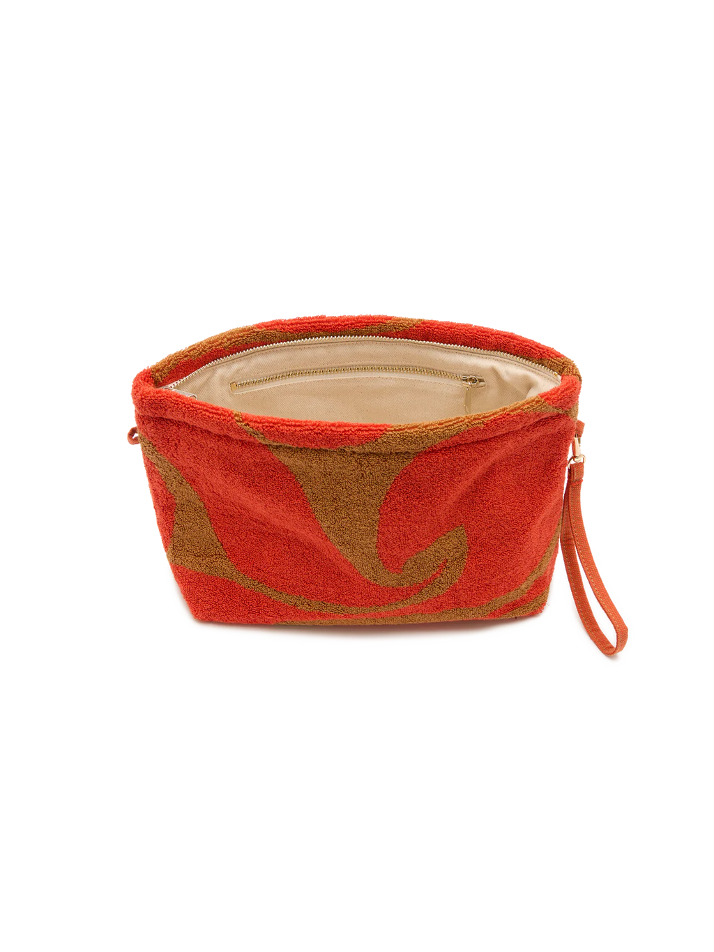 Towelling Pouch Wave Spice