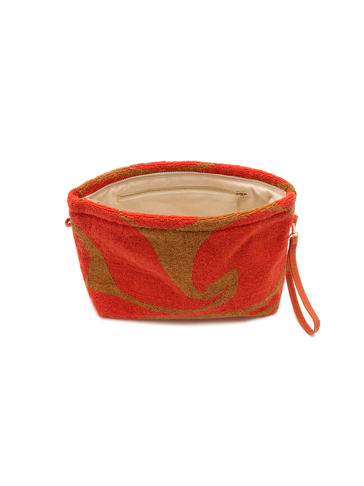 Towelling Pouch Wave Spice