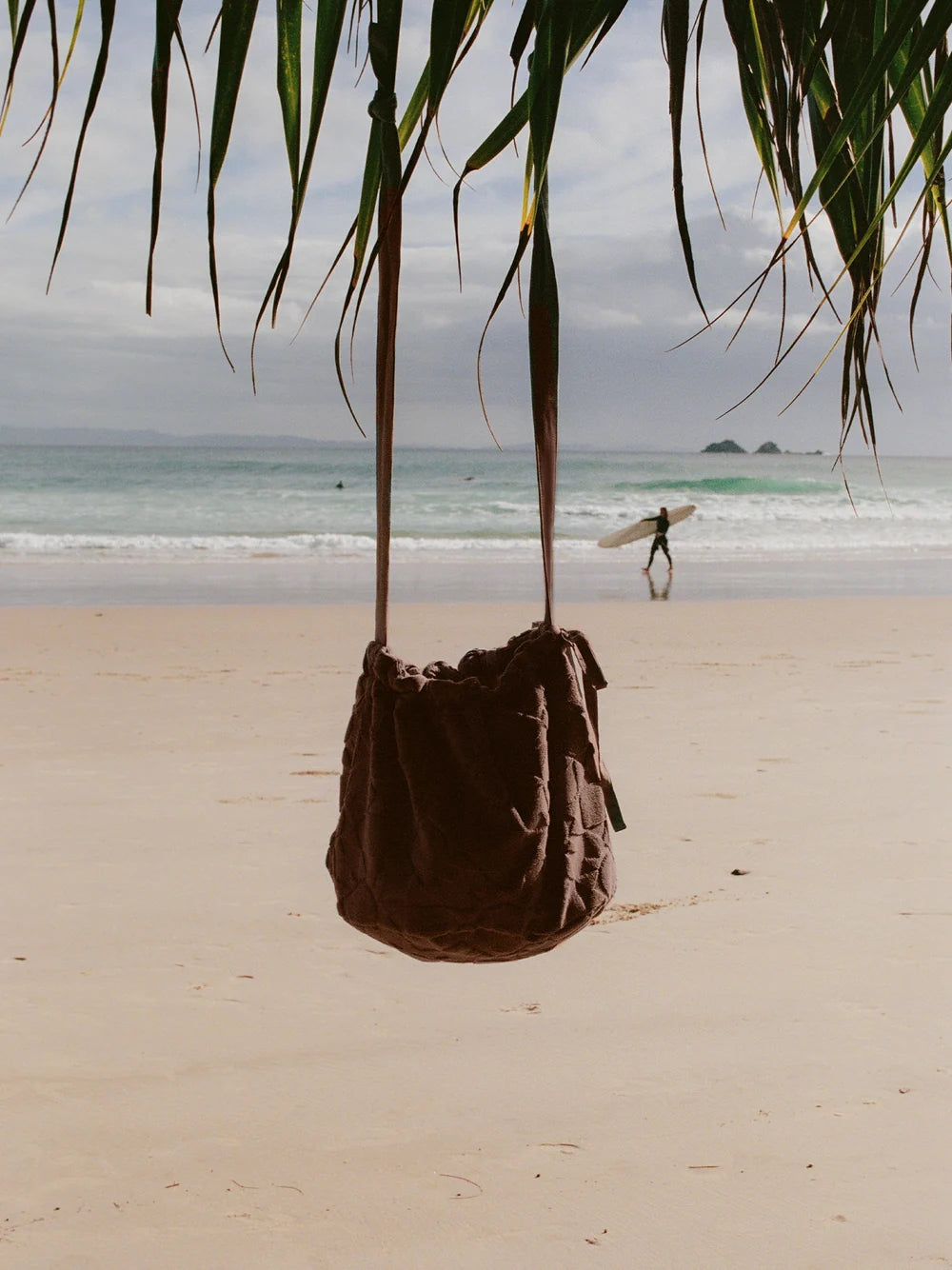 Towelling Bucket Bag Solstice Truffle