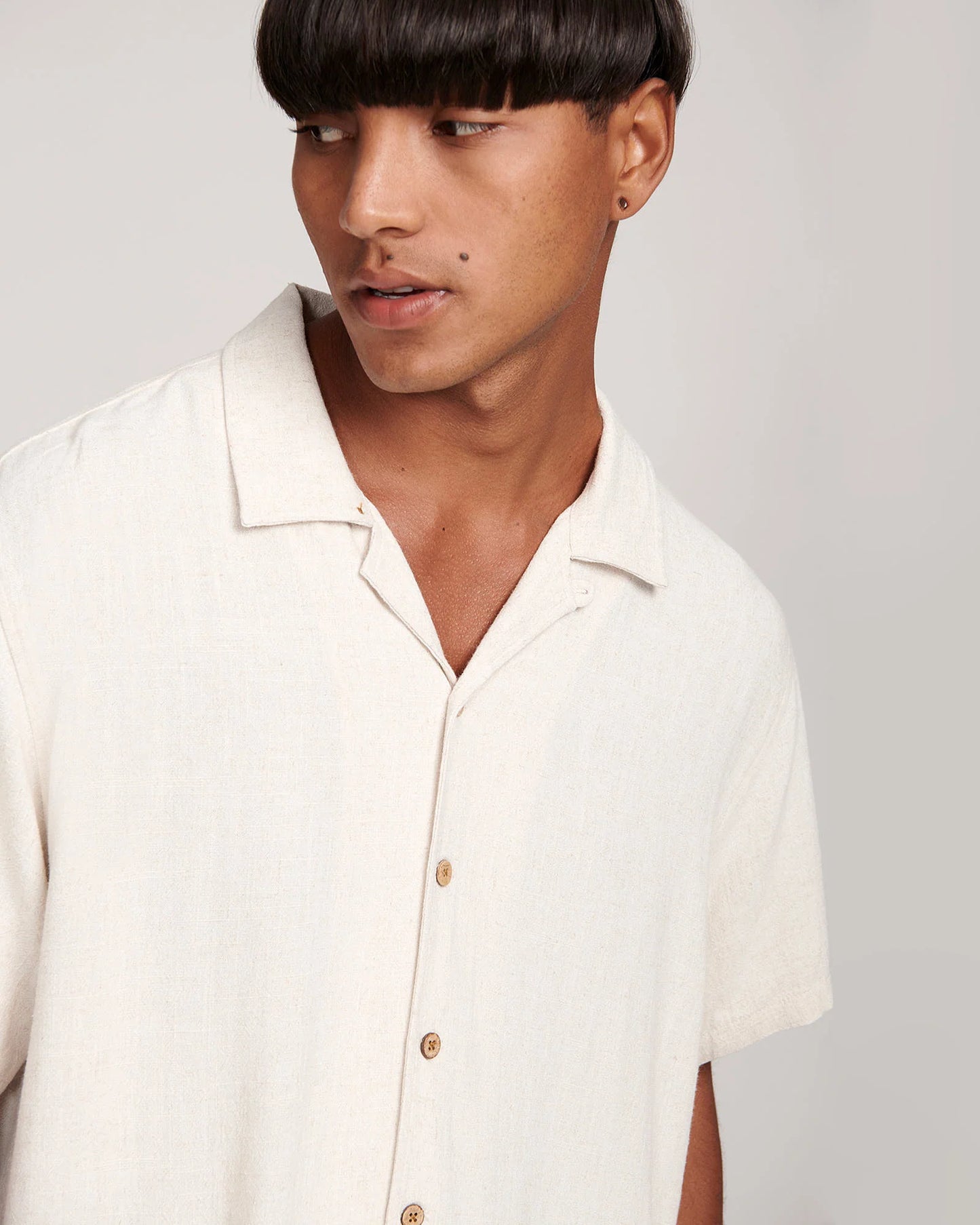 Earnie Resort Shirt Oatmeal