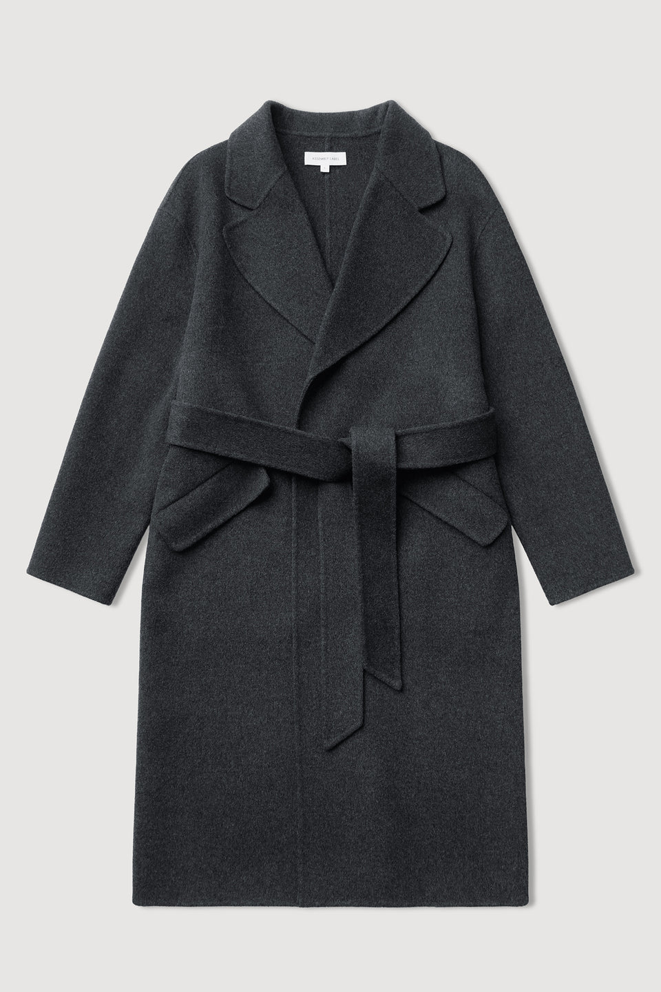 Sadie Wool Coat Charcoal Marle