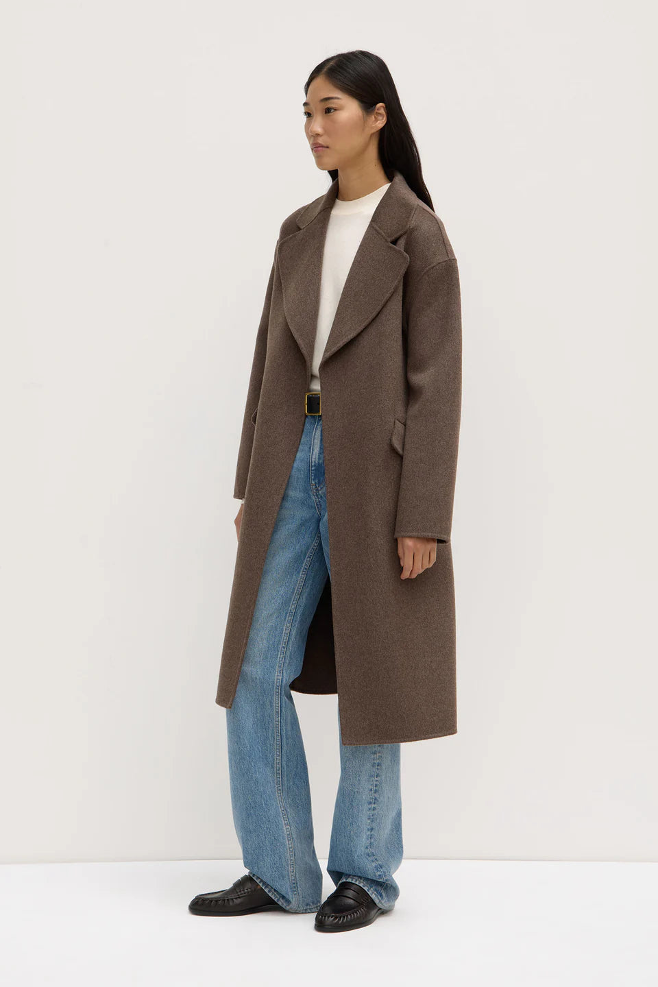 Sadie Wool Coat Cocoa Marle