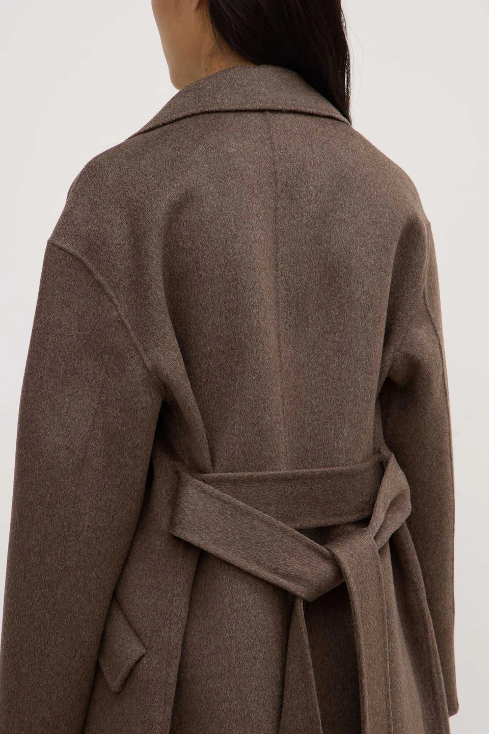 Sadie Wool Coat Cocoa Marle