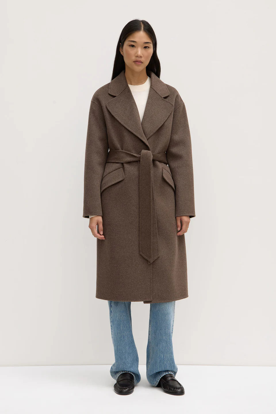 Sadie Wool Coat Cocoa Marle