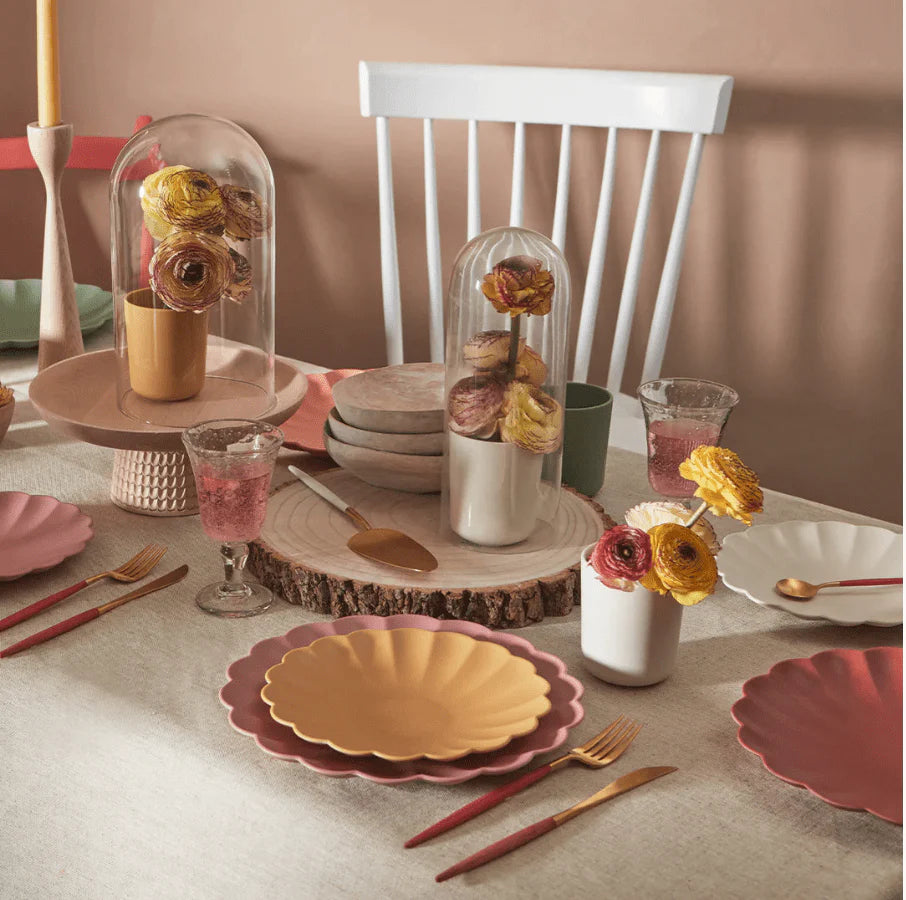 Earthy Small Bamboo Plates