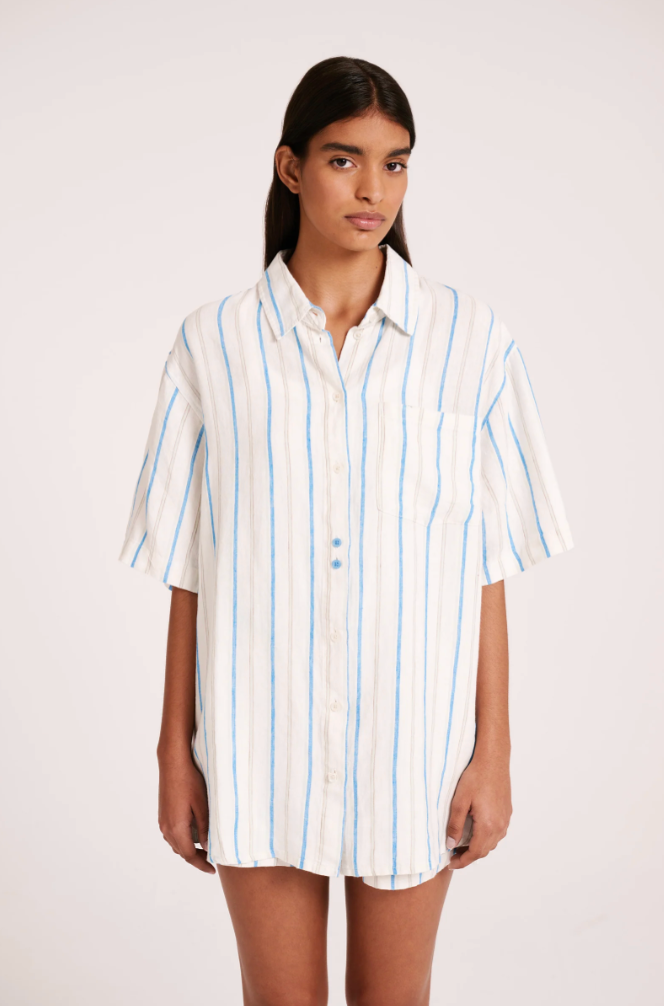 Yin Linen Stripe Shirt