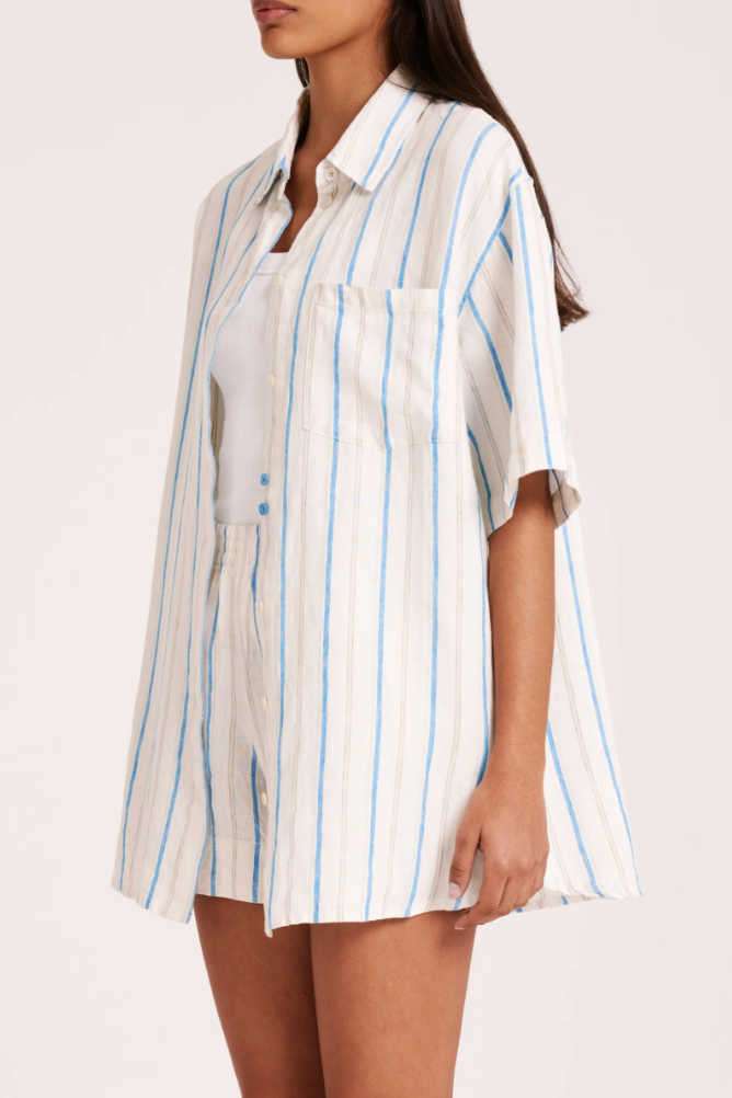 Yin Linen Stripe Shirt