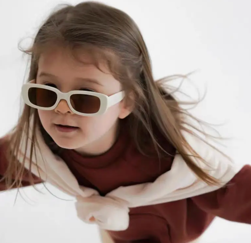 Kids Vintage Sunglasses Cream