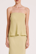 Silo Cupro Bodice Lime