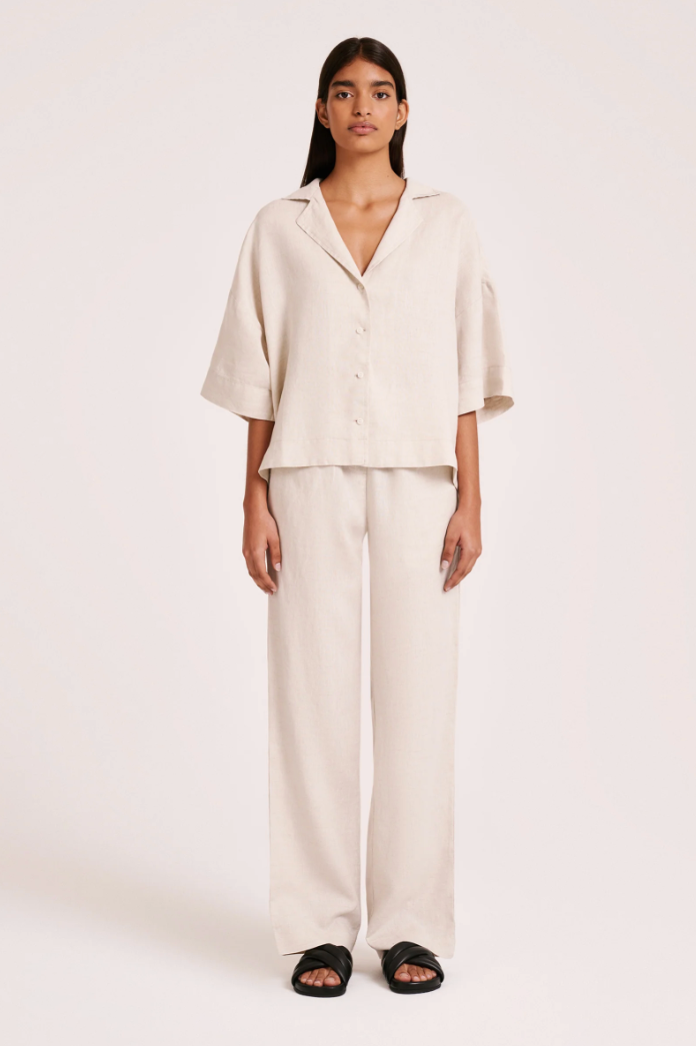 Linen Lounge Pant Natural