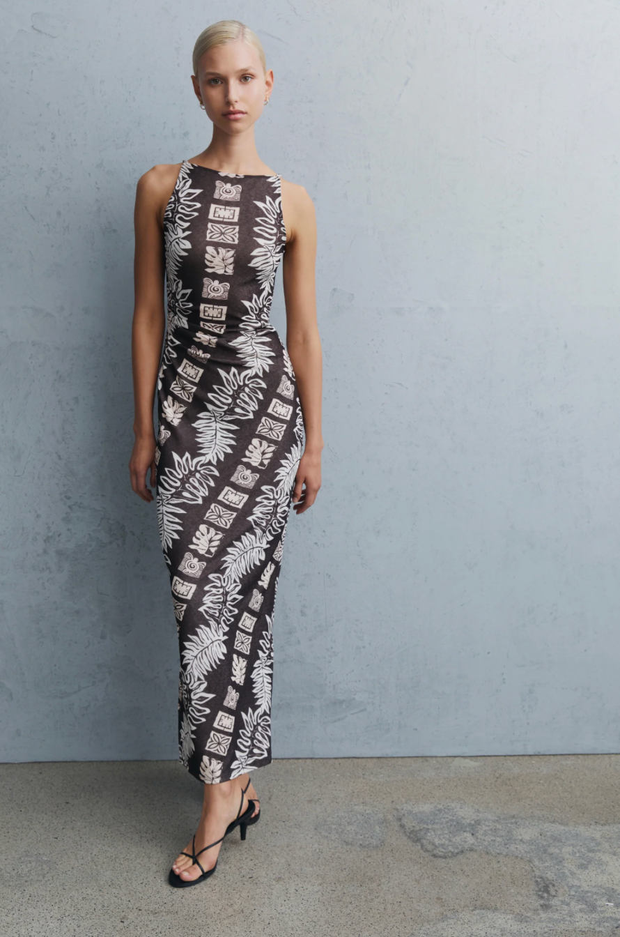 Lago Mesh Dress Tortuga