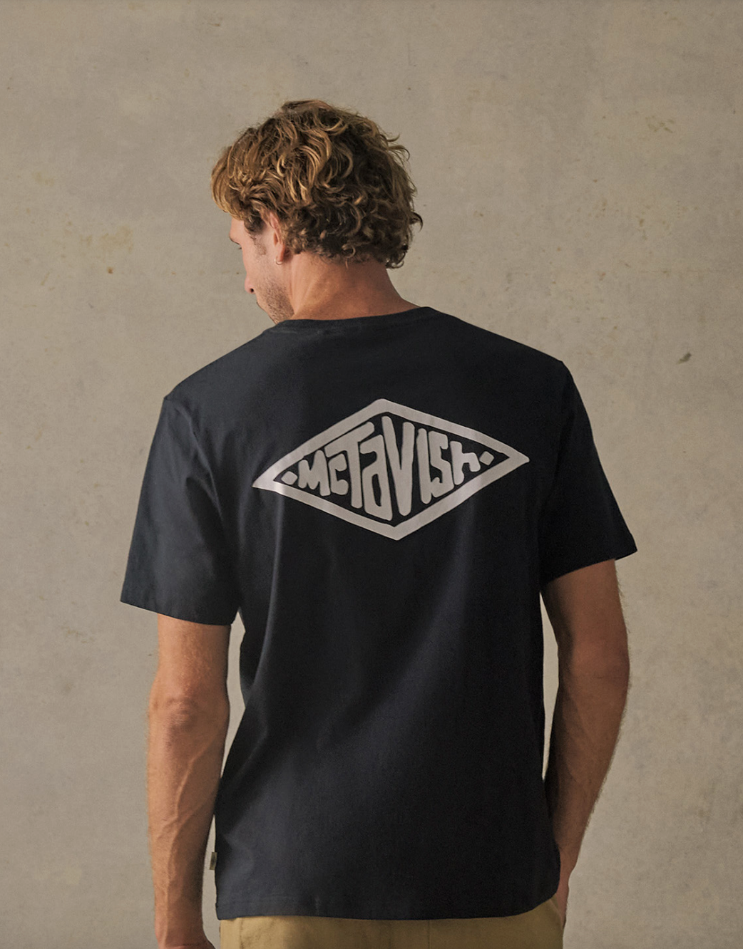 Mens Diamond Tee Black