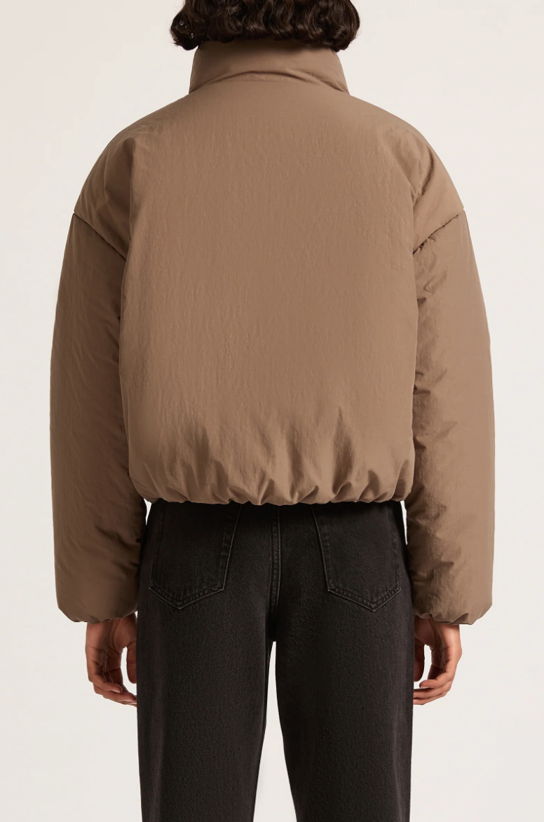 Xander Puffer Jacket Taupe