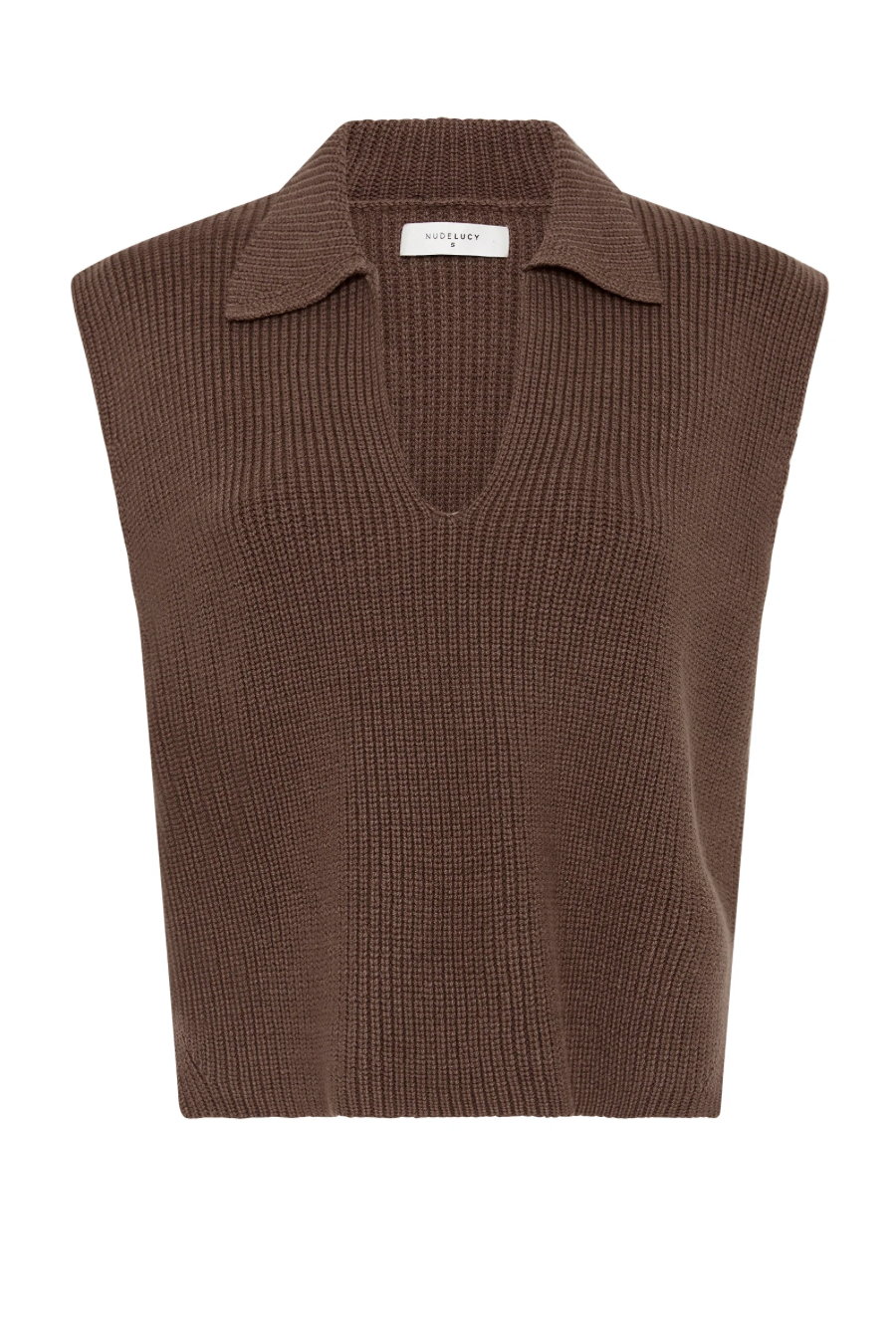 Enes Knit Vest Chestnut
