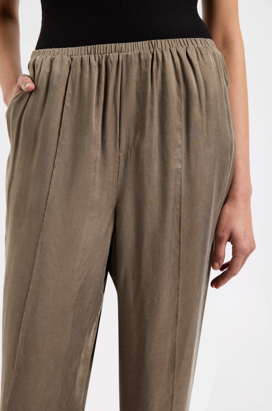Seshni Tencel Pant Chestnut