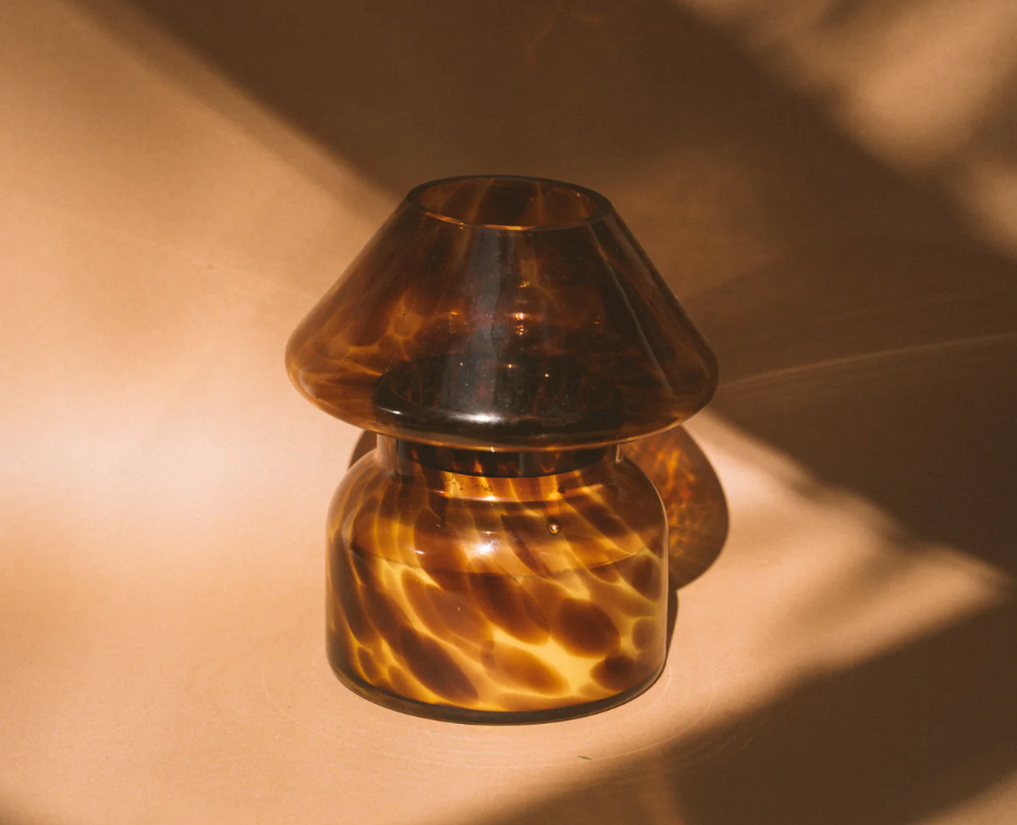 Candle Lamp Leopard