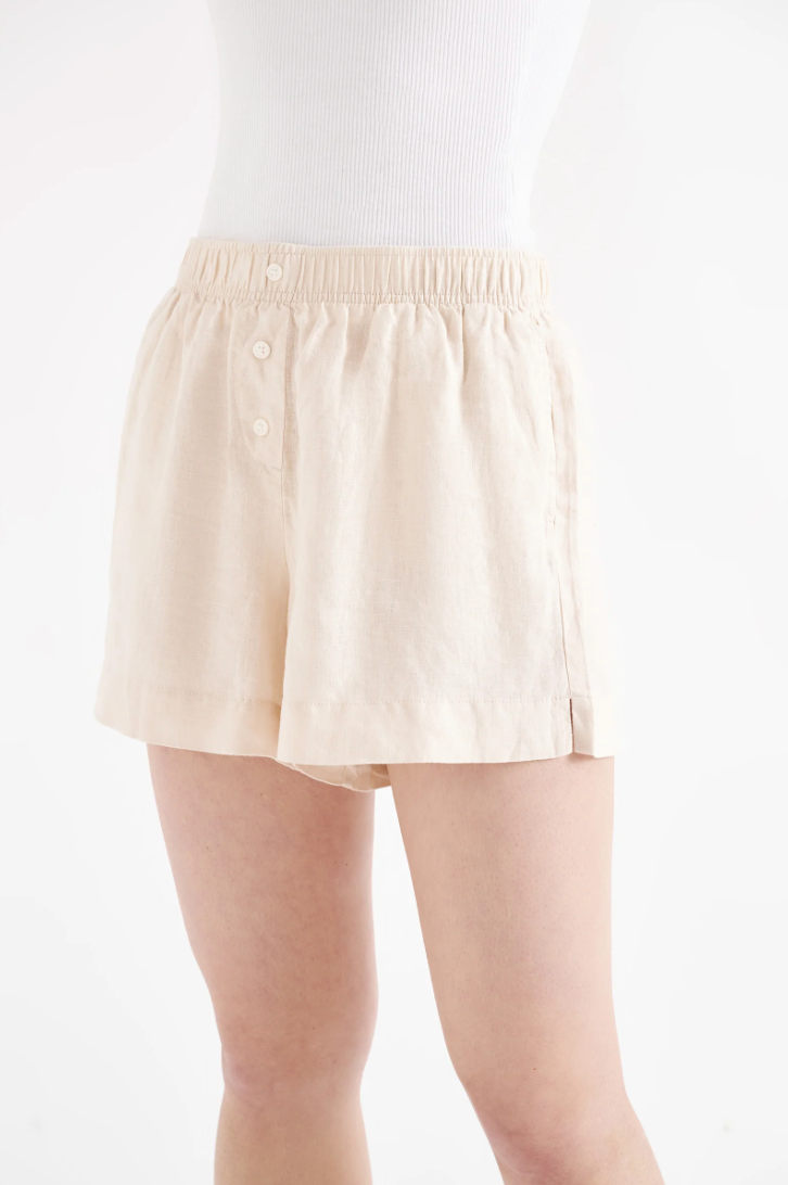 Lounge Linen Short Panacotta