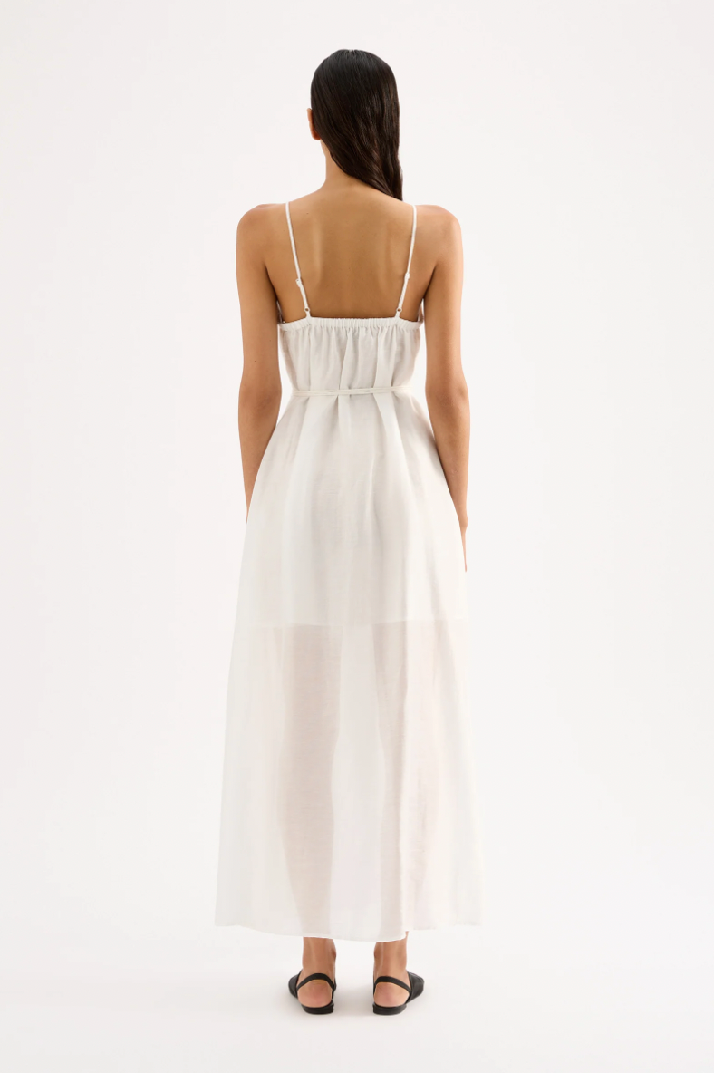 Ziki Maxi Dress White