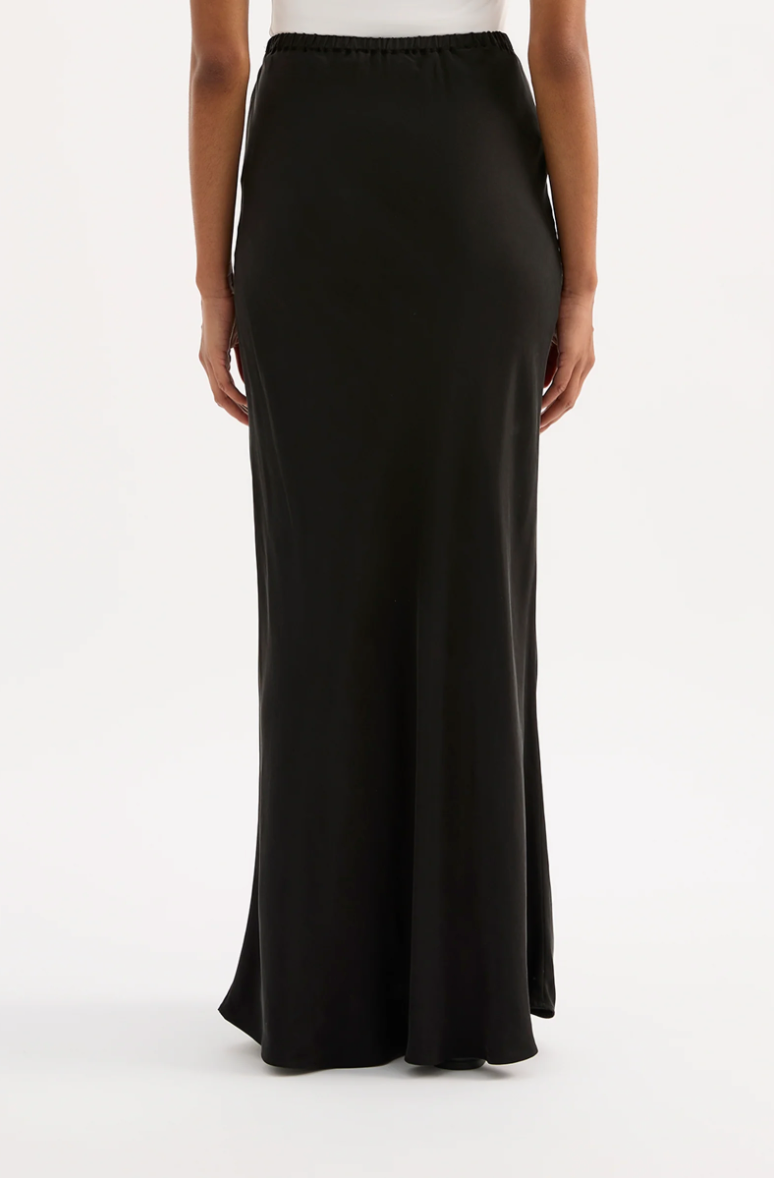 Dara Cupro Skirt Black