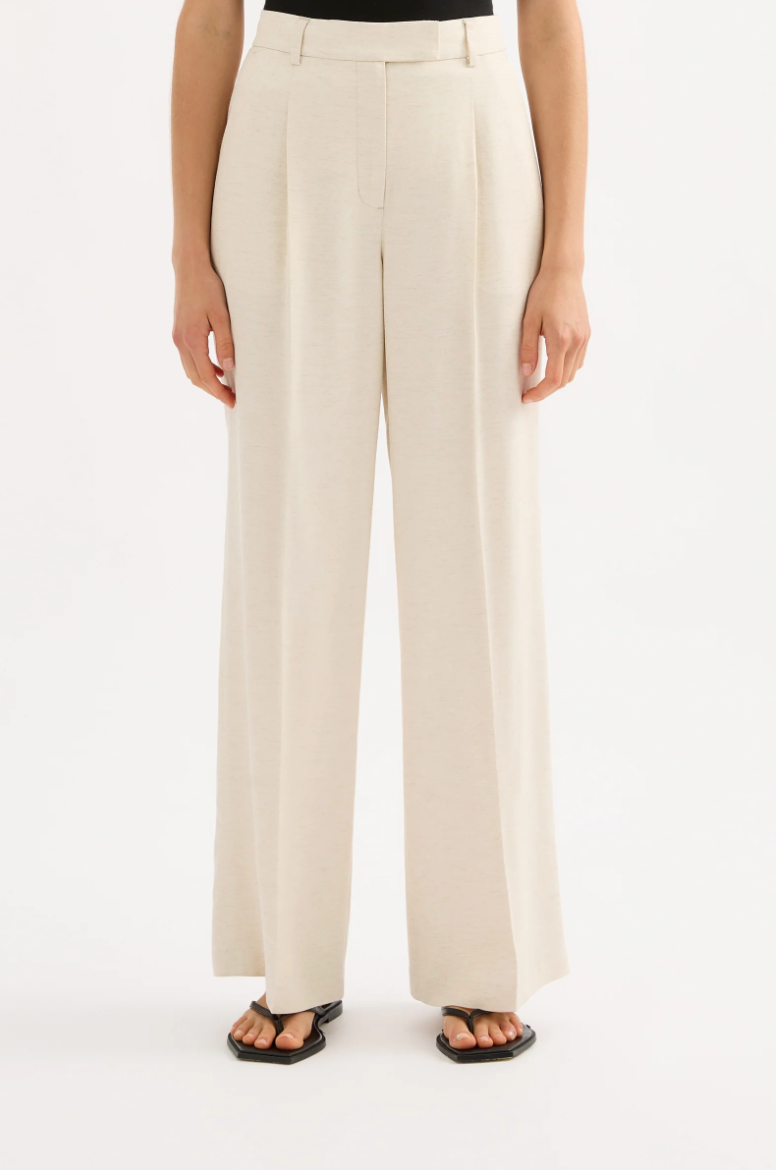 Logan Tailored Pant Bone